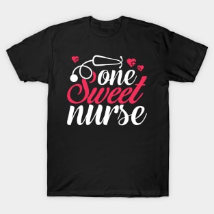 One Sweet Nurse Valentines Day T-Shirt